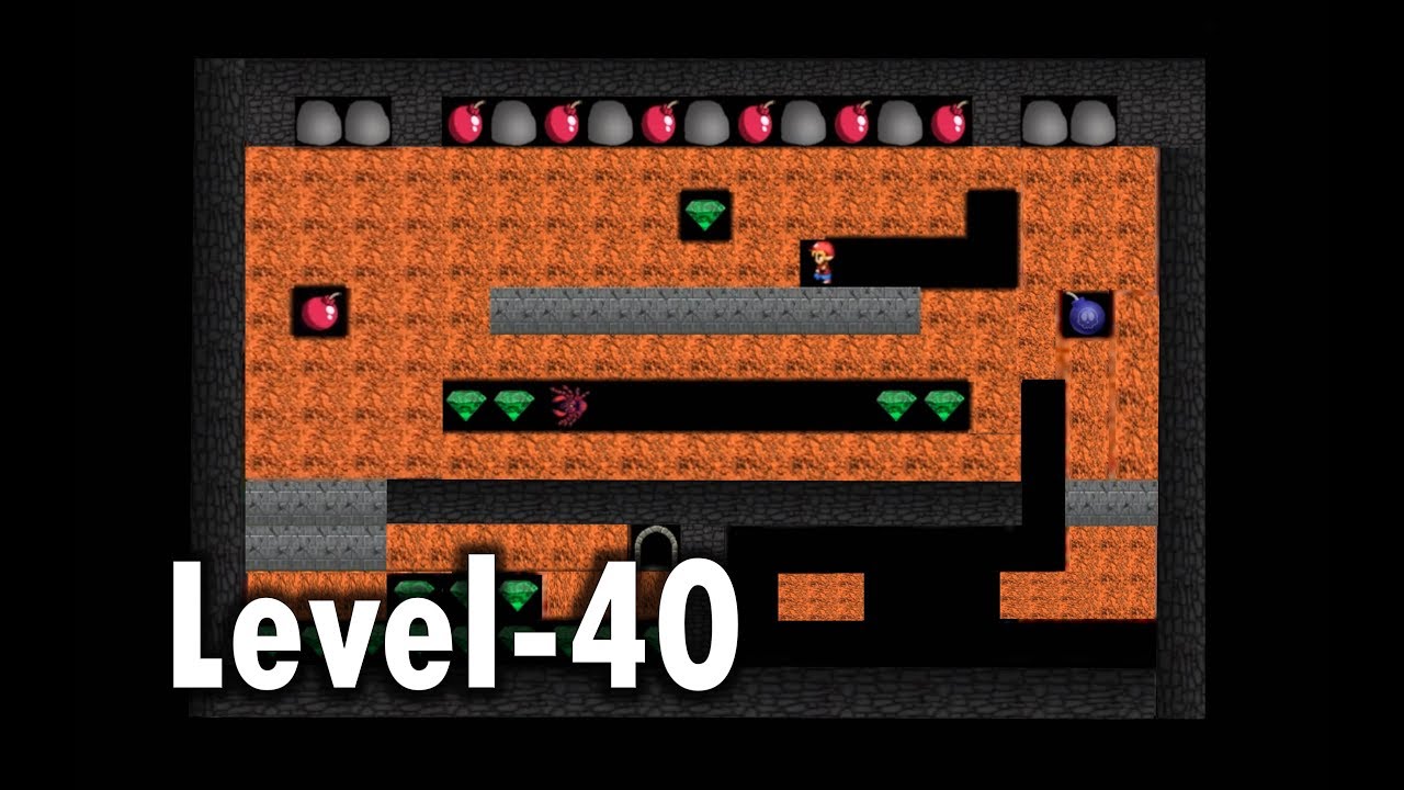 Diamond mine level 40 collected all 30 diamonds