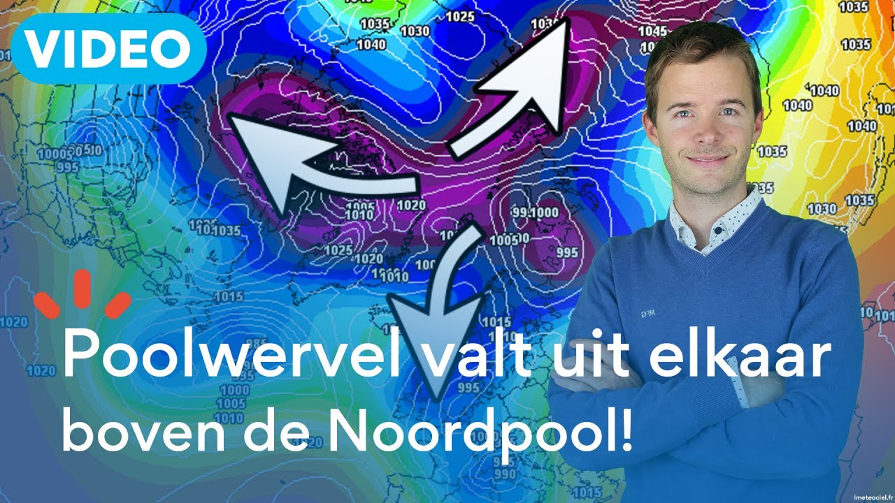 Poolwervel boven Noordpool bijna VOLLEDIG verdwenen!