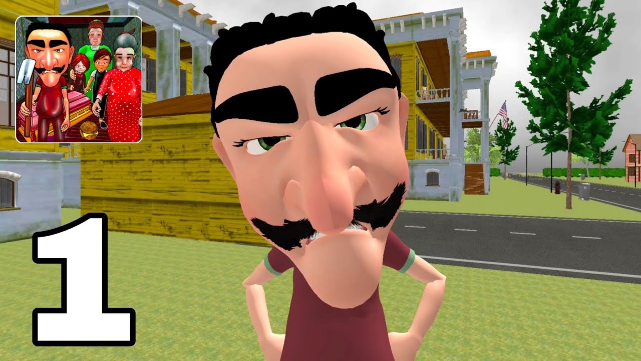 Neighbor Family Secret Gameplay Part 1 Level 1 To 3 (iOS/Android)