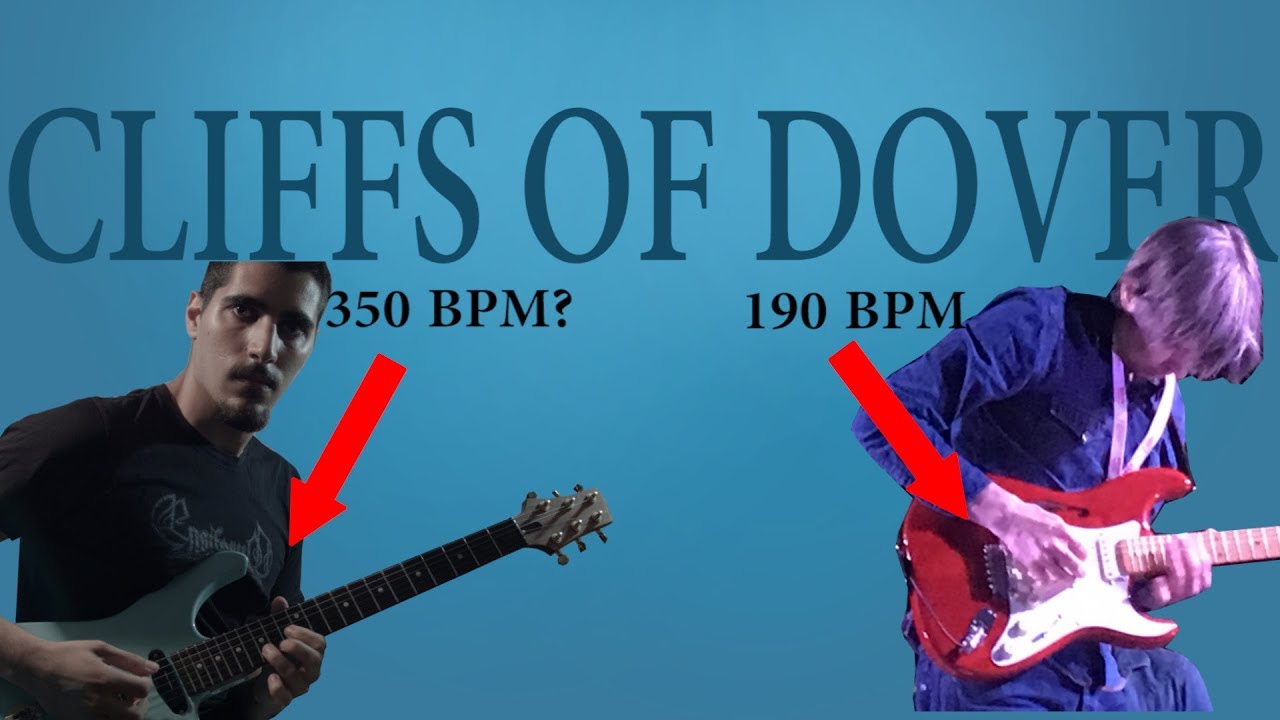 Cliffs of Dover but every time it loops it gets 10 bpm faster
