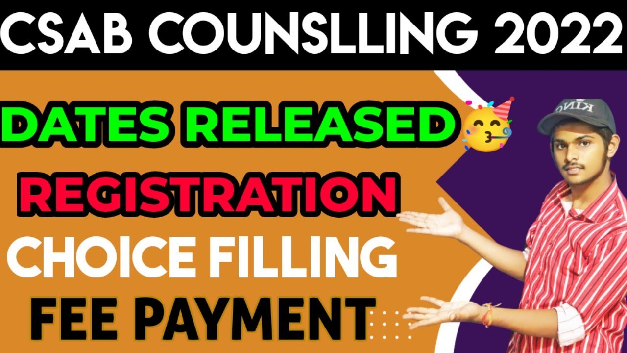 csab 2022 schedule released🥳|csab counselling 2022 date🔥|csab registration|#csab#jee#csabcounselling