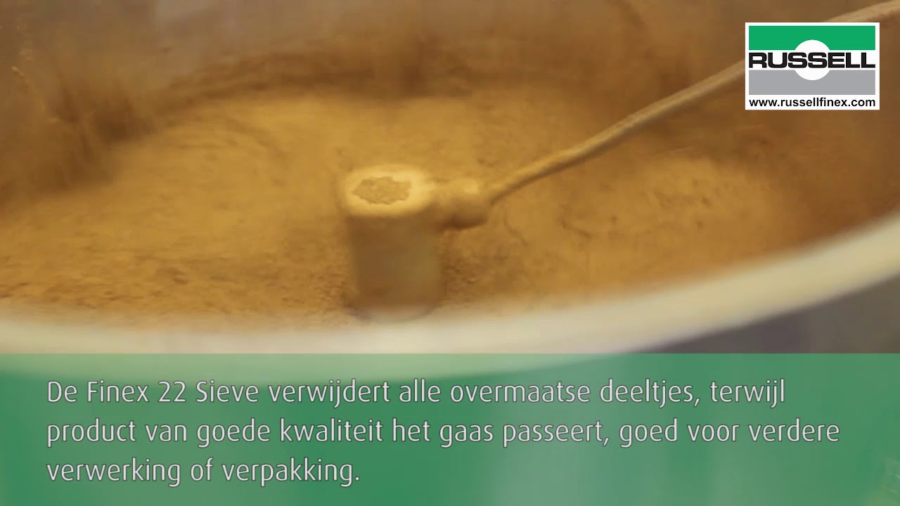 Vibrerende zeefmachine voor cosmetische poeders