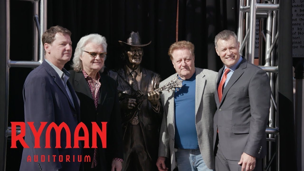 Little Jimmy Dickens & Bill Monroe Statues Installed for Ryman 125 | Ryman Auditorium