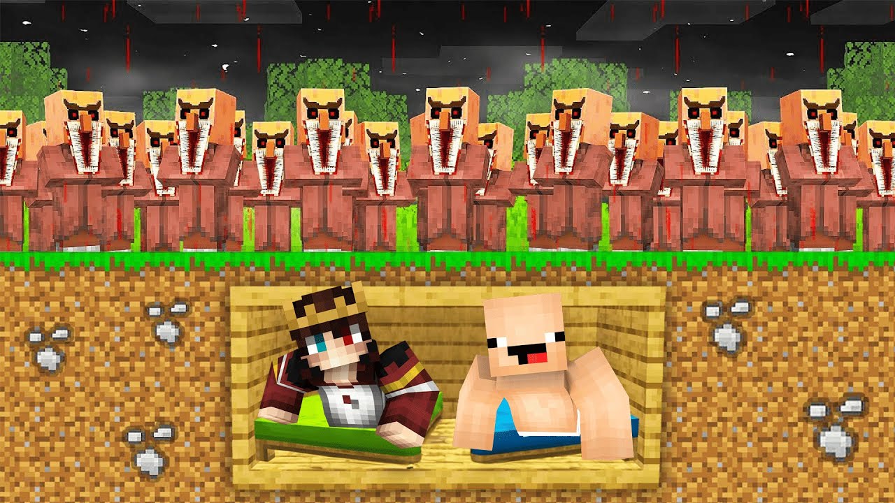 SAKARBEBEK GÜVENLİ SIĞINAK VS KORKUNÇ KIYAMET! 😱 Minecraft