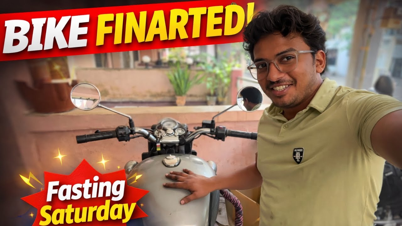Bike Finally Started! | Saturday Fasting & Fitness Challenge Begins