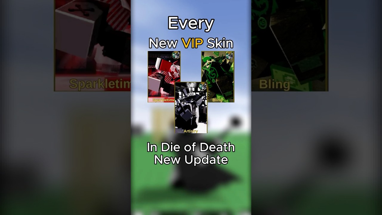 The NEW Vip Skins in DOD #roblox #dieofdeath