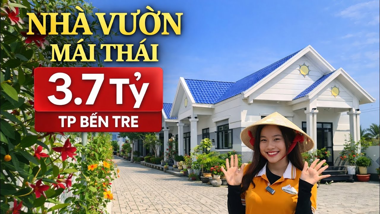 Tập 19 | Nhà Vườn Mái Thái 478m² Tại TP Bến Tre – giá 3.7 Tỷ