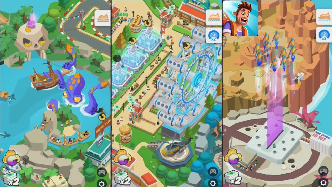 Idle Theme Park Tycoon - All Levels (Max)