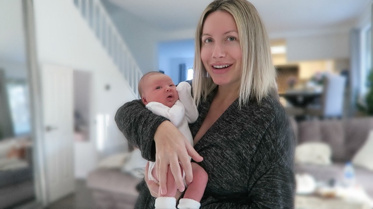FIRST DAY ALONE WITH A NEWBORN