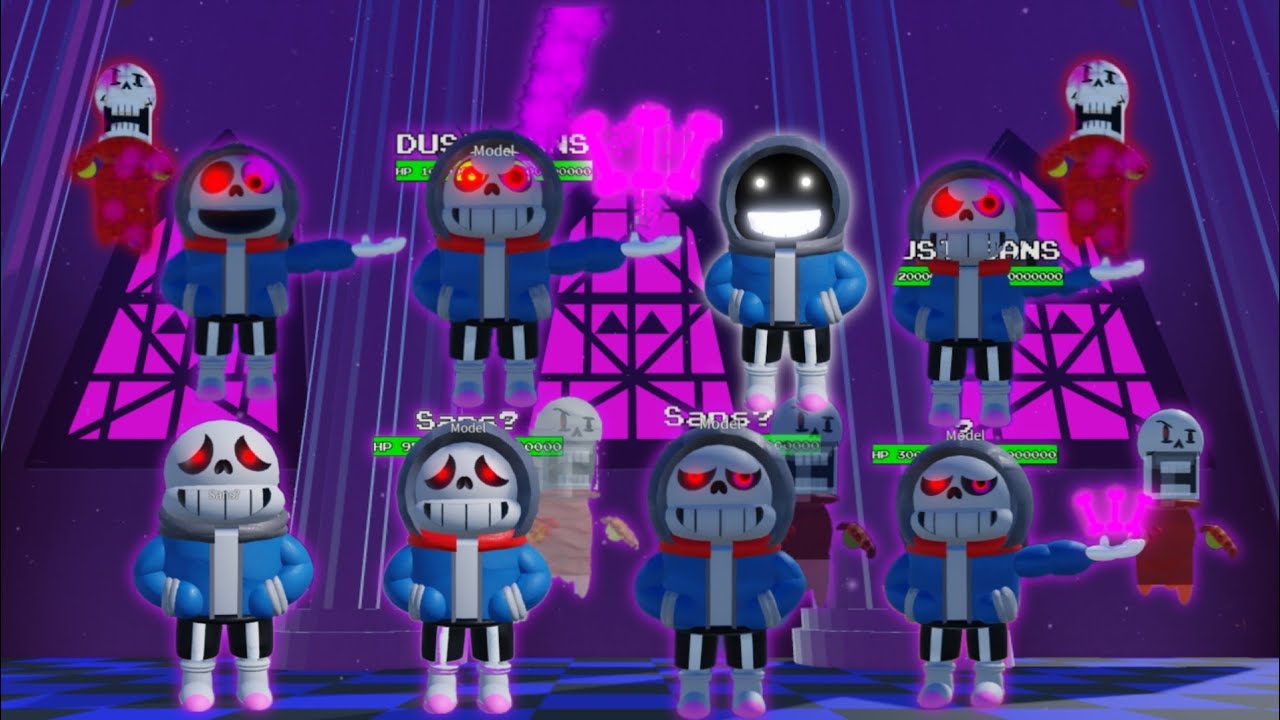 Undertale True Battle Mania All Dust Sans in Game