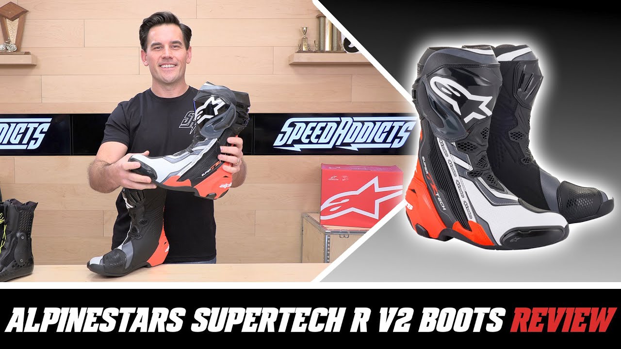 Обзор ботинок Alpinestars Supertech R V2 на SpeedAddicts.com
