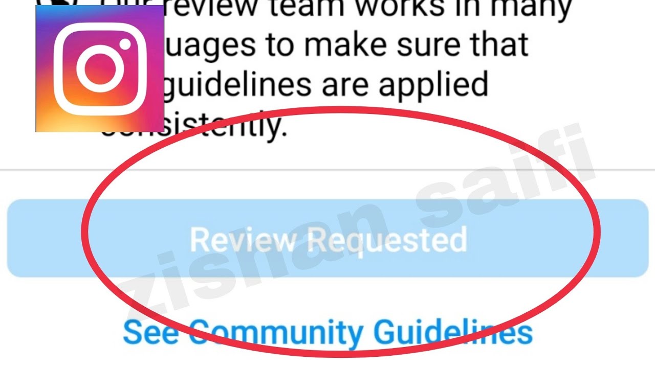 Instagram Fix Review Requested Not Working | Not Clicking Problem Solve