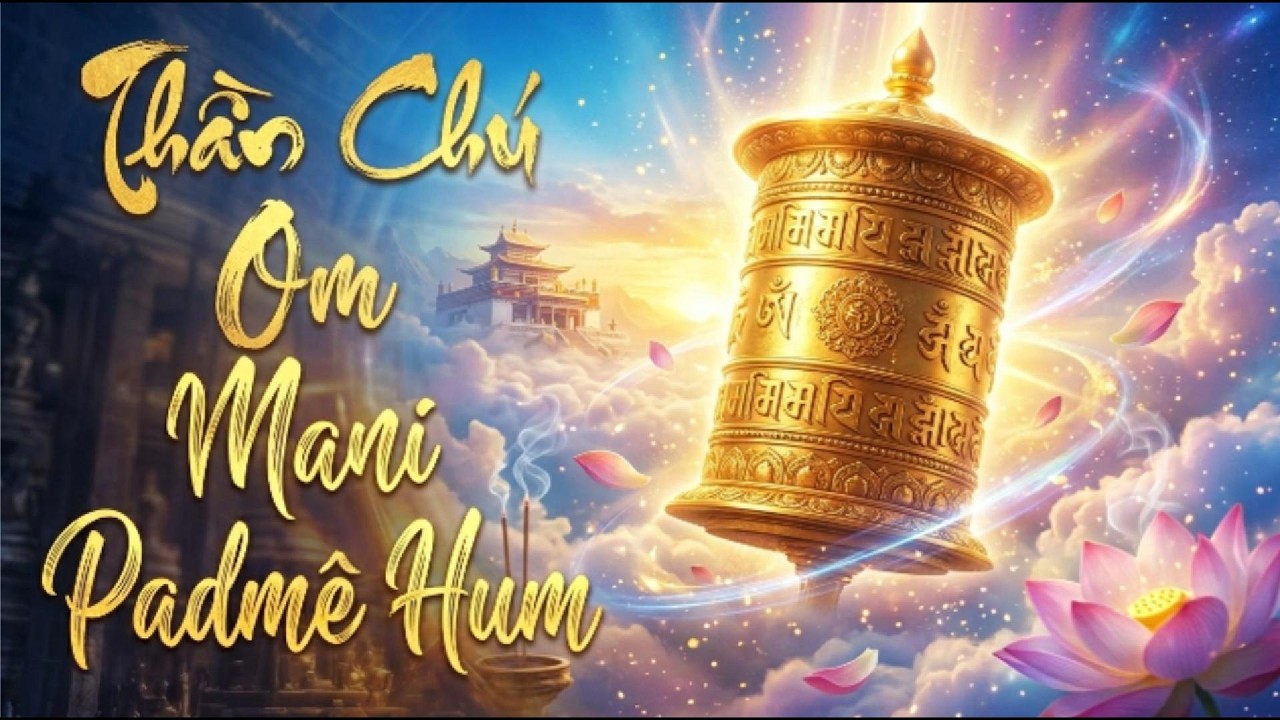 Om Mani Padme Hum - Tibetan Healing Mantra for Sleep, Meditation & Peace - Xua Đuổi Tà Ma