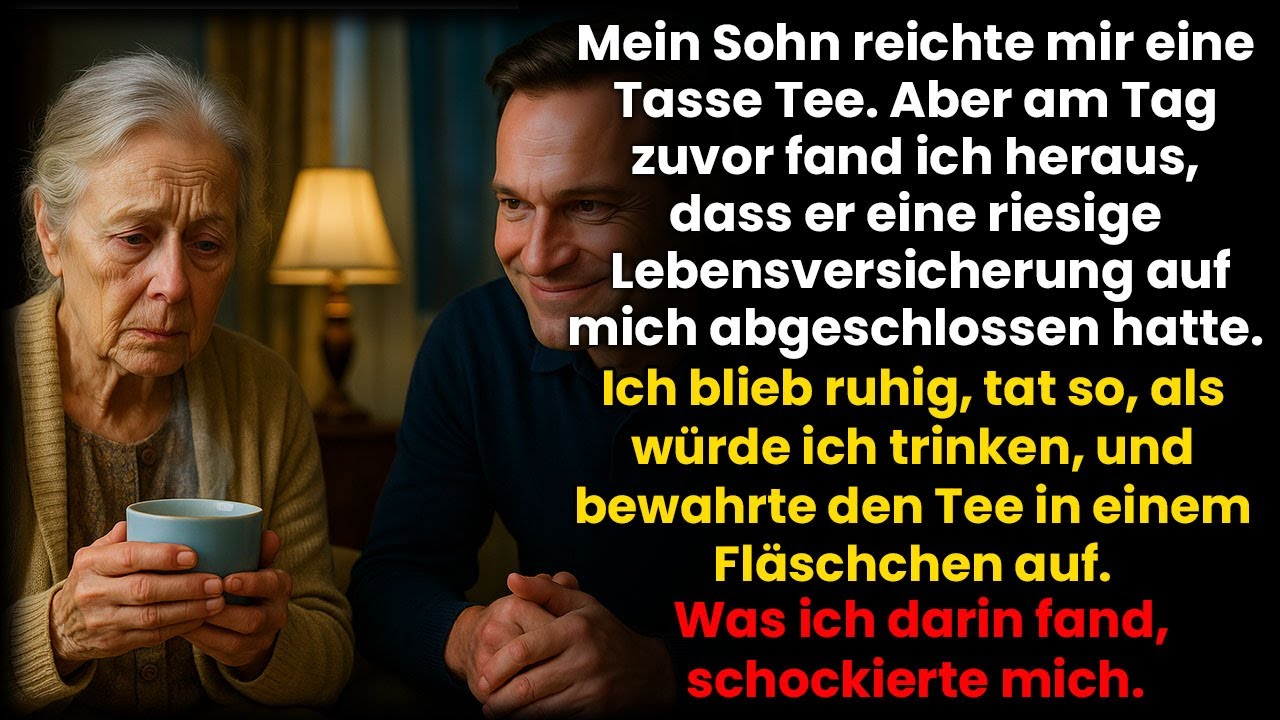 Mein Sohn gab mir Tee – einen Tag zuvor schloss er eine hohe Lebensversicherung auf meinen Namen ab