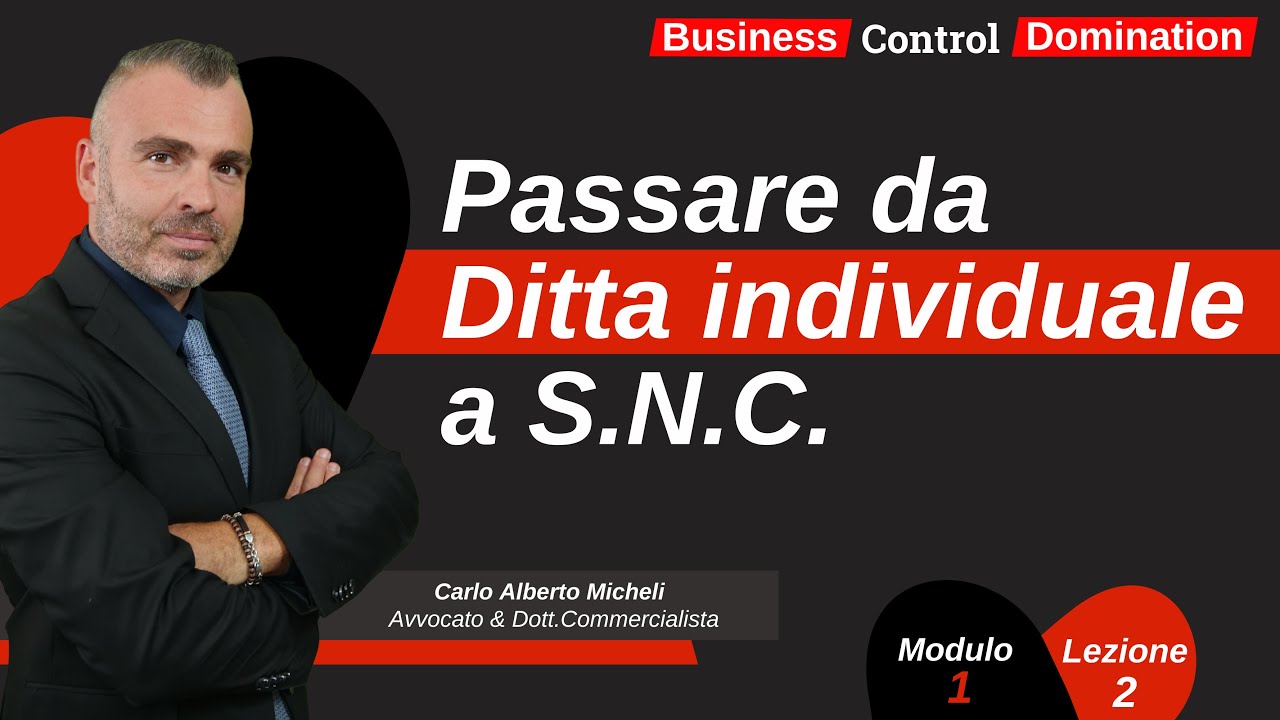 Da ditta individuale a ditta individuale con collaboratore familiare, a SNC