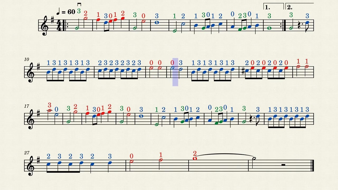 SomeWhere Over The Raynbow -Violino Tutorial