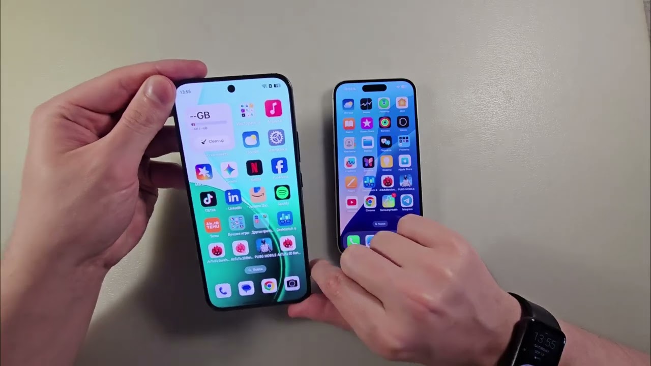OPPO RENO 14 FS vs iPhone 16 СРАВНЕНИЕ