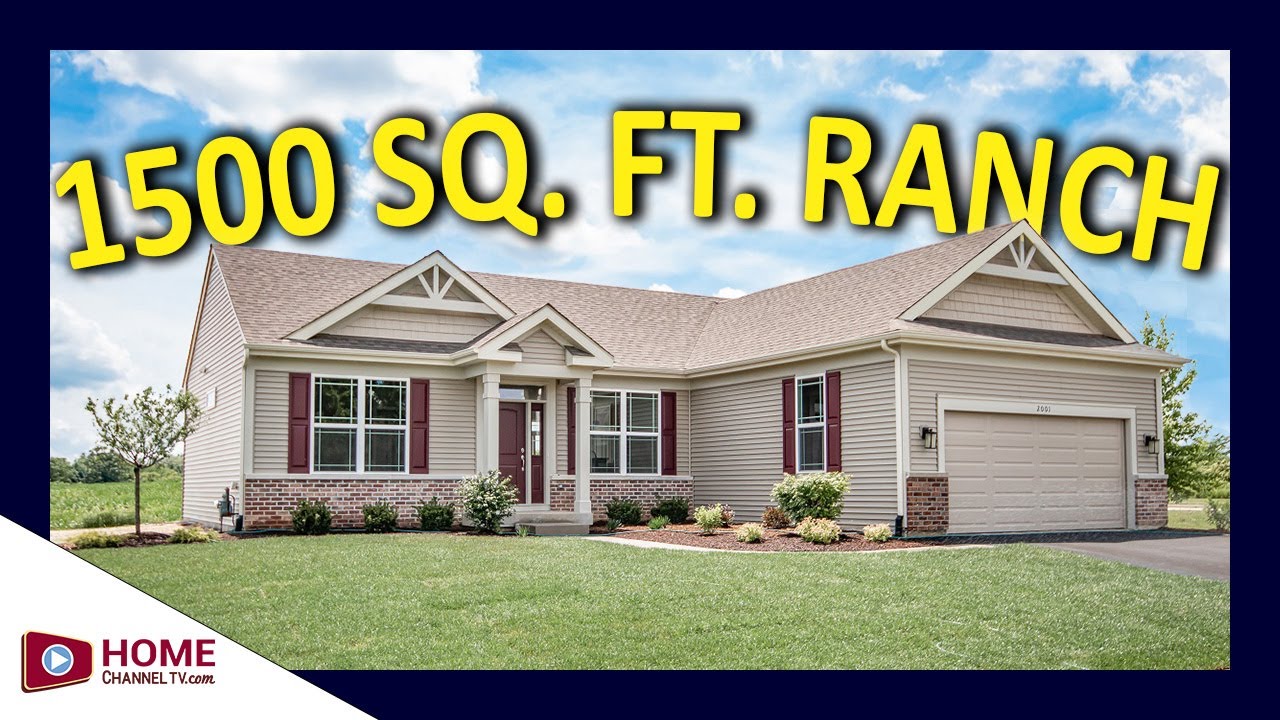 1500 SQFT House Design, Offers PLENTY of SPACE - Kennedy Ranch Home by KLM Builders