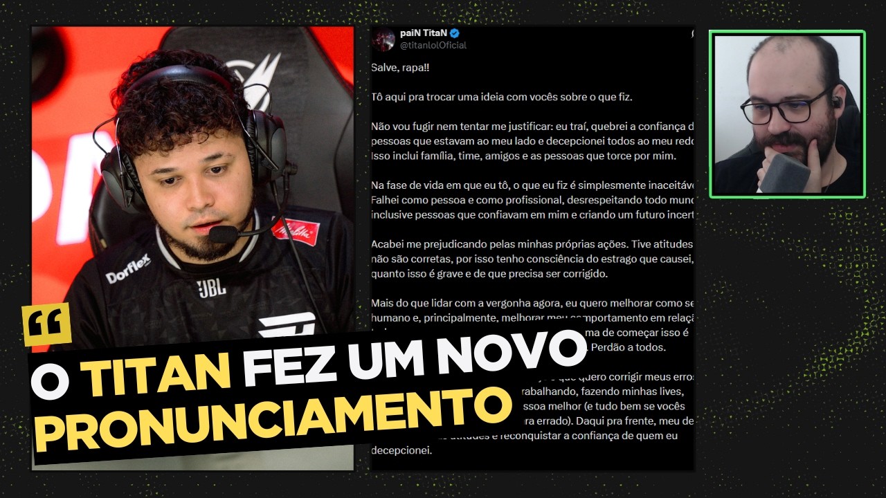 Novo PRONUNCIAMENTO do TitaN e mais ATUALIZAÇÕES sobre o CASO!