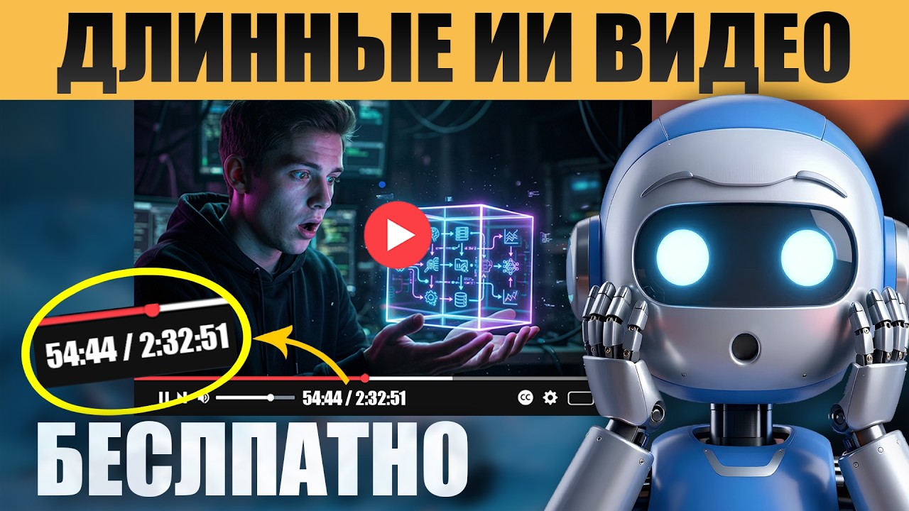 Длинные ИИ ВИДЕО БЕСПЛАТНО и БЕЗ ЛИМИТОВ &mdash; Полная Схема 2026