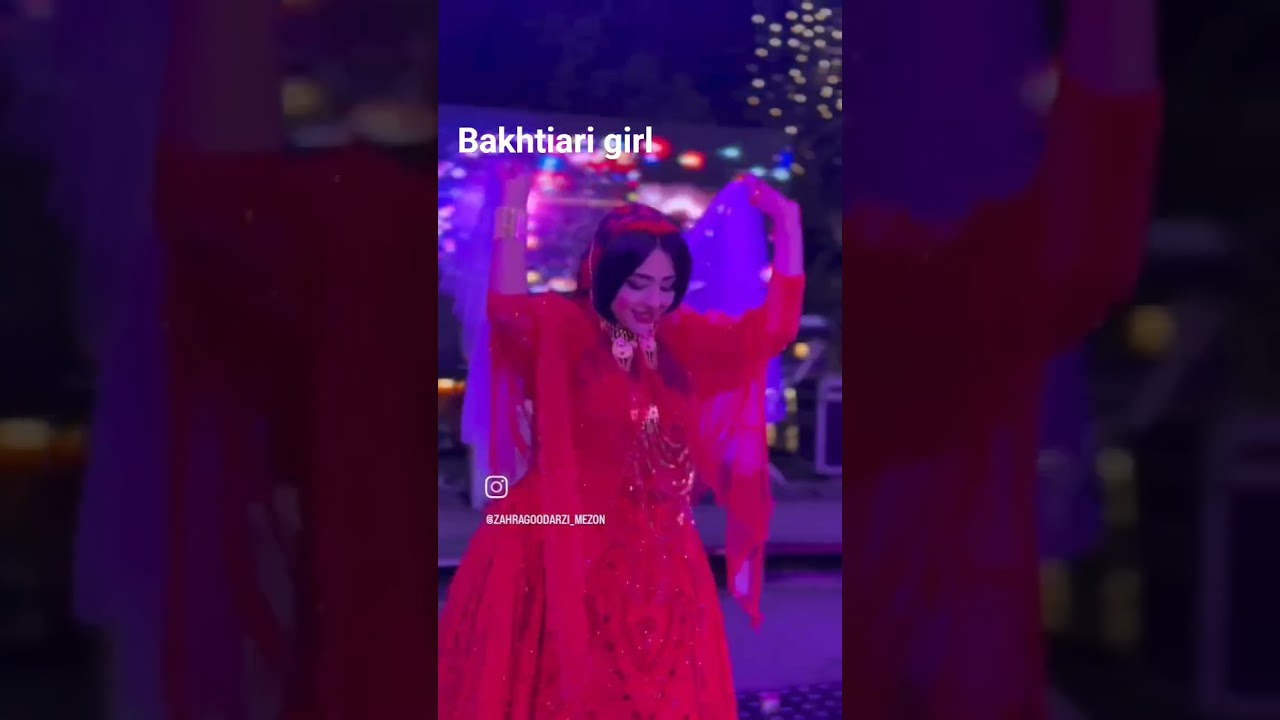 Beautiful Bakhtiari Girl Dance in Traditional Costume | Iranian Ethnic Beauty