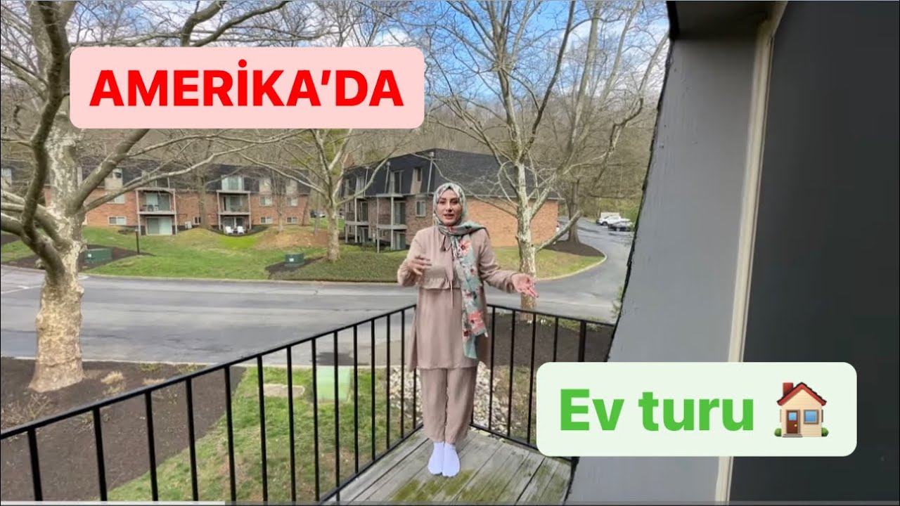 AMERİKA’DAKİ YENİ EVİMİZİN TURU 🏠