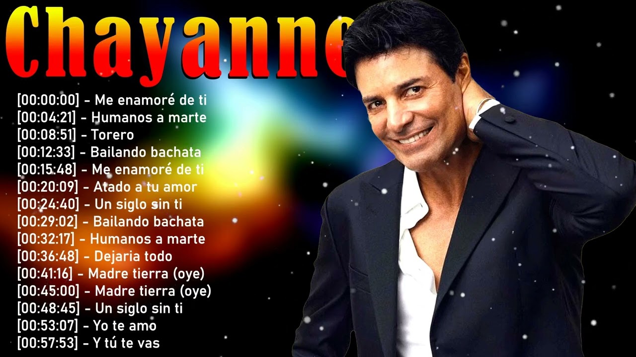 💃 Chayanne &ndash; Romantic Latin pop anthems filled with passion, rhythm, and vibrant emotional flair 🌟