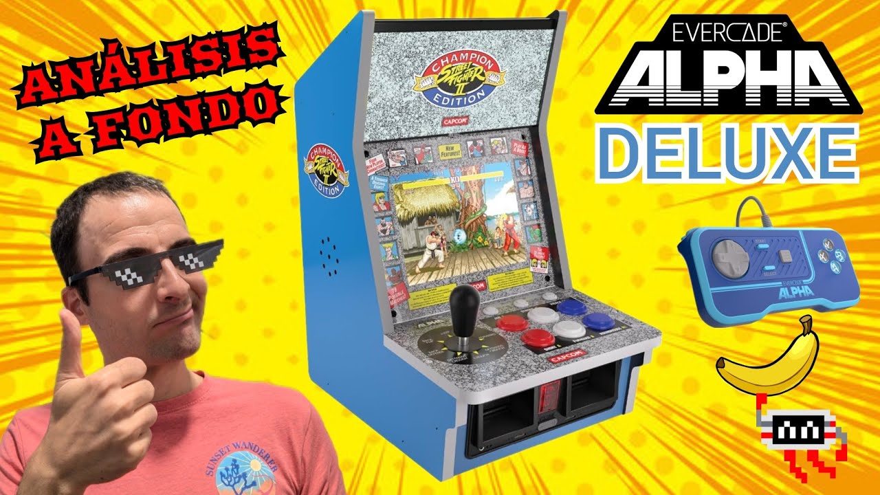 Evercade Alpha Street Fighter Deluxe Edition  - La mejor Arcade Bartop de su gama