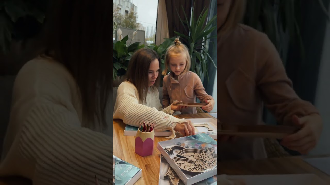 Деревянная раскраска антистресс, многослойная 3D