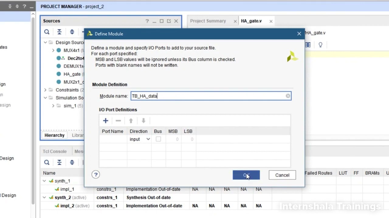 VLSI Design 205: writing a Verilog test bench