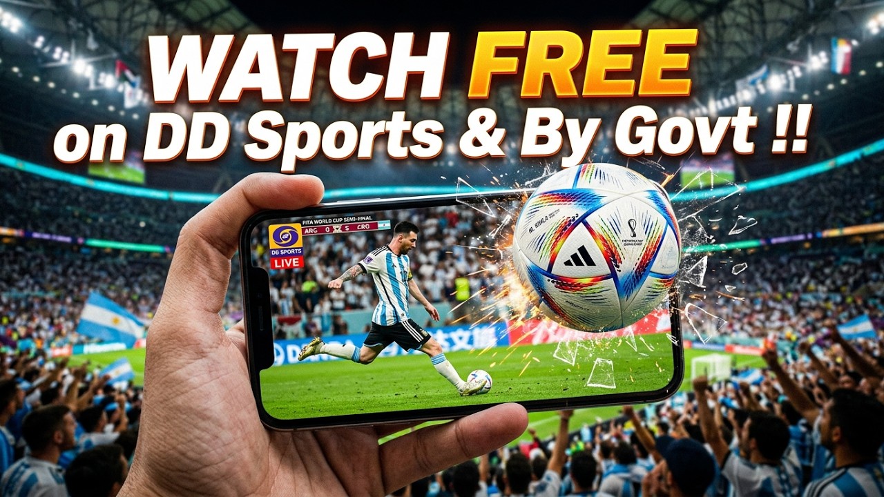 FIFA World Cup 2026 Semi-Final & Final FREE on DD Sports | Government Rule Explained