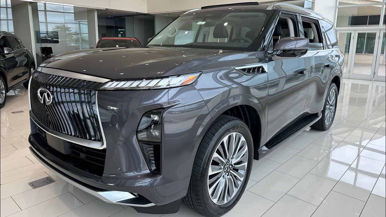 Обзор и первые впечатления от INFINITI QX80 Luxe 2025 года