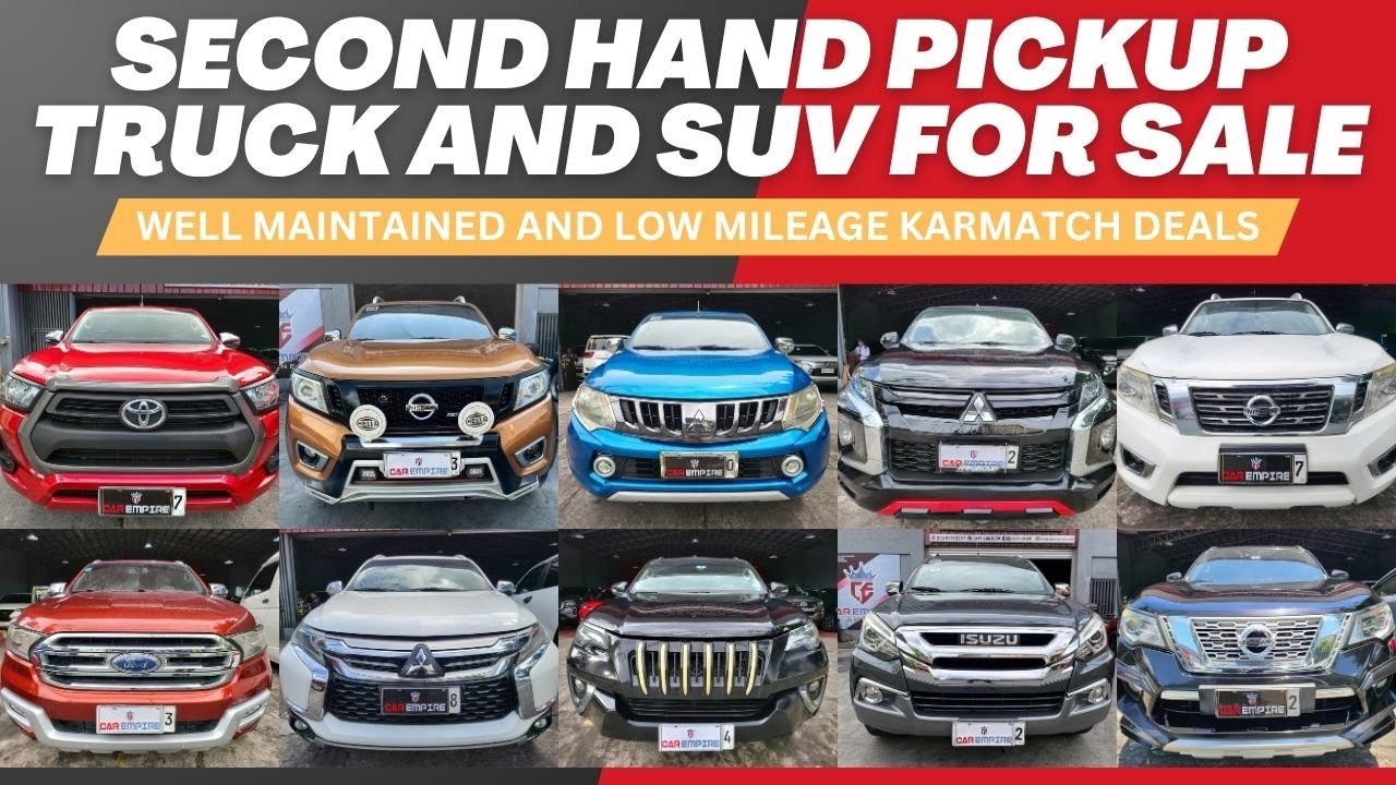 Pickup Trucks and SUV Used Cars For Sale | Super Promo Second-Hand Car in Philippines