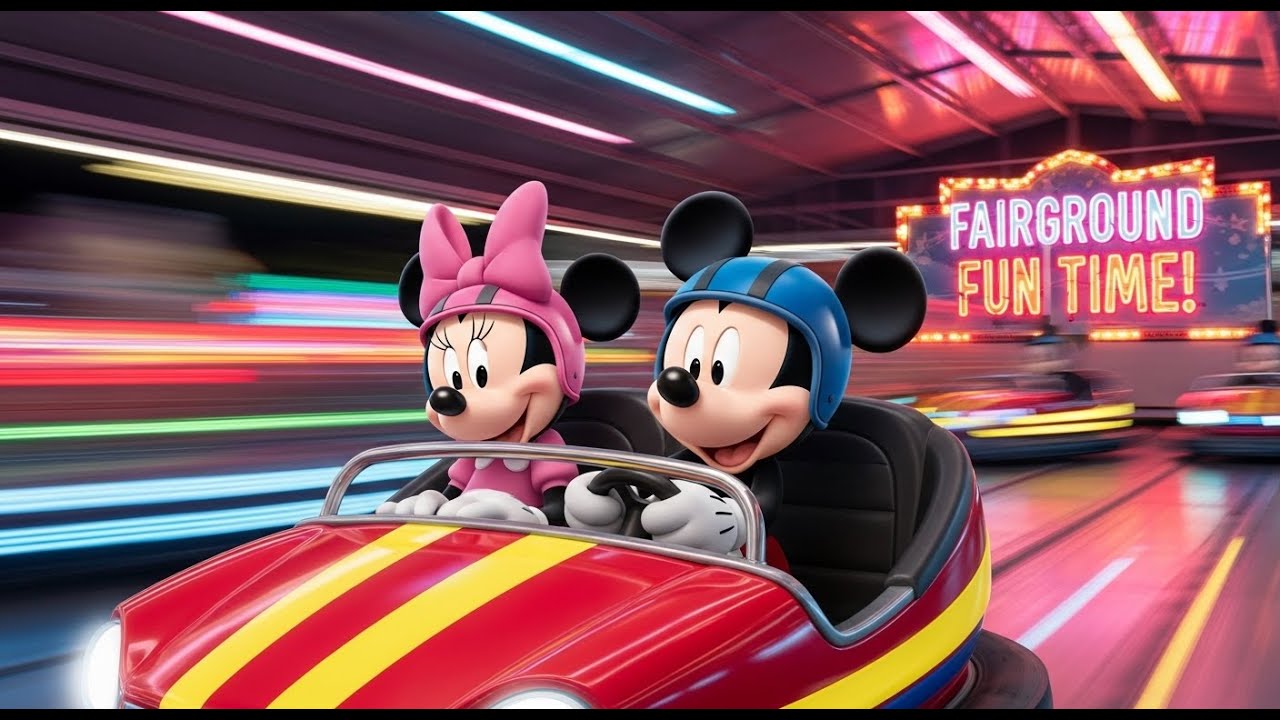 Mickey and Minnie’s Magical Fairground Adventure After Sunset