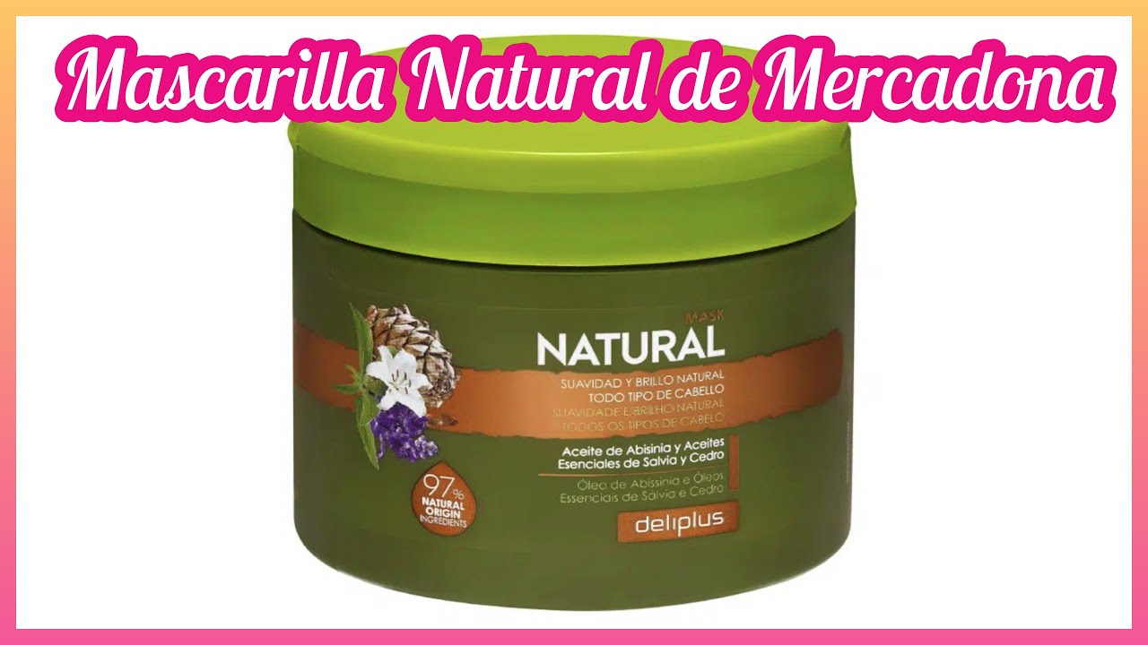 MASCARILLA NATURAL para el PELO de MERCADONA / DELIPLUS | Mi experiencia