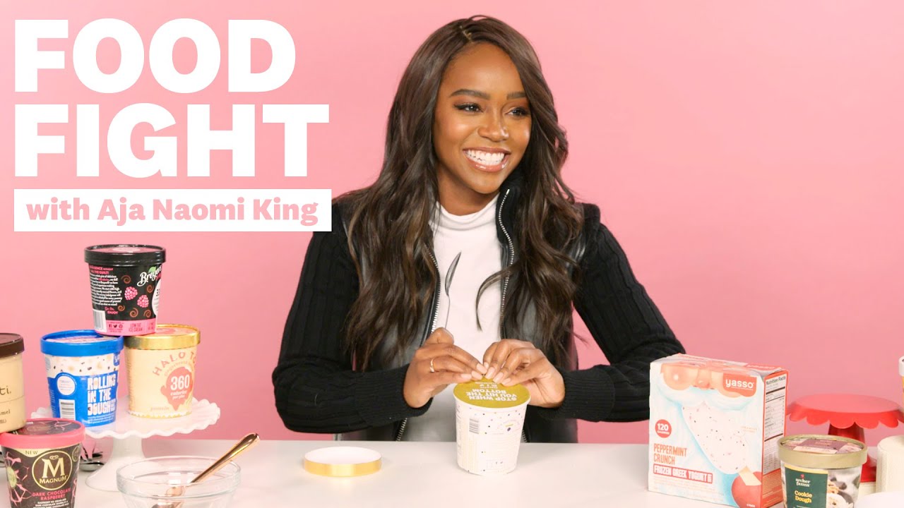 Aja Naomi King Tries High-Protein Ice Cream | Food Fight | Women's Health