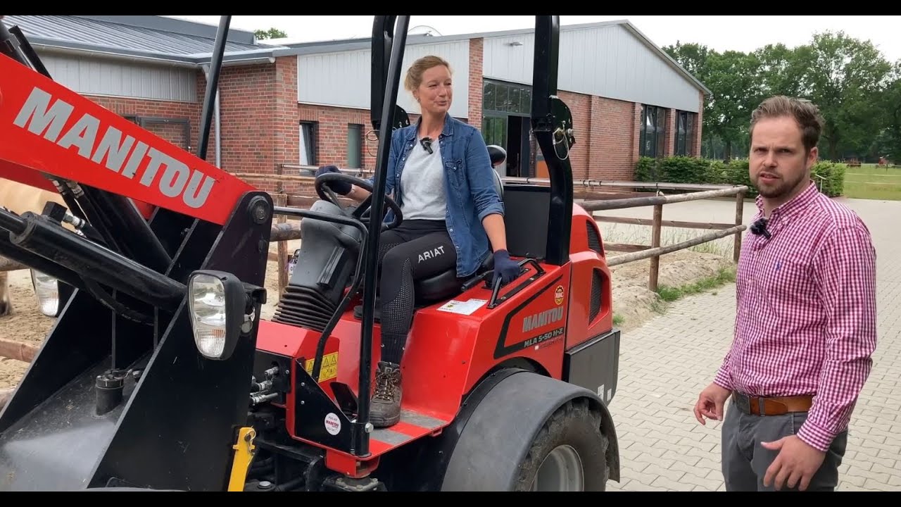 ABC live. Manitou Hoflader bei Hof Gerdes in Bloh bei Oldenburg