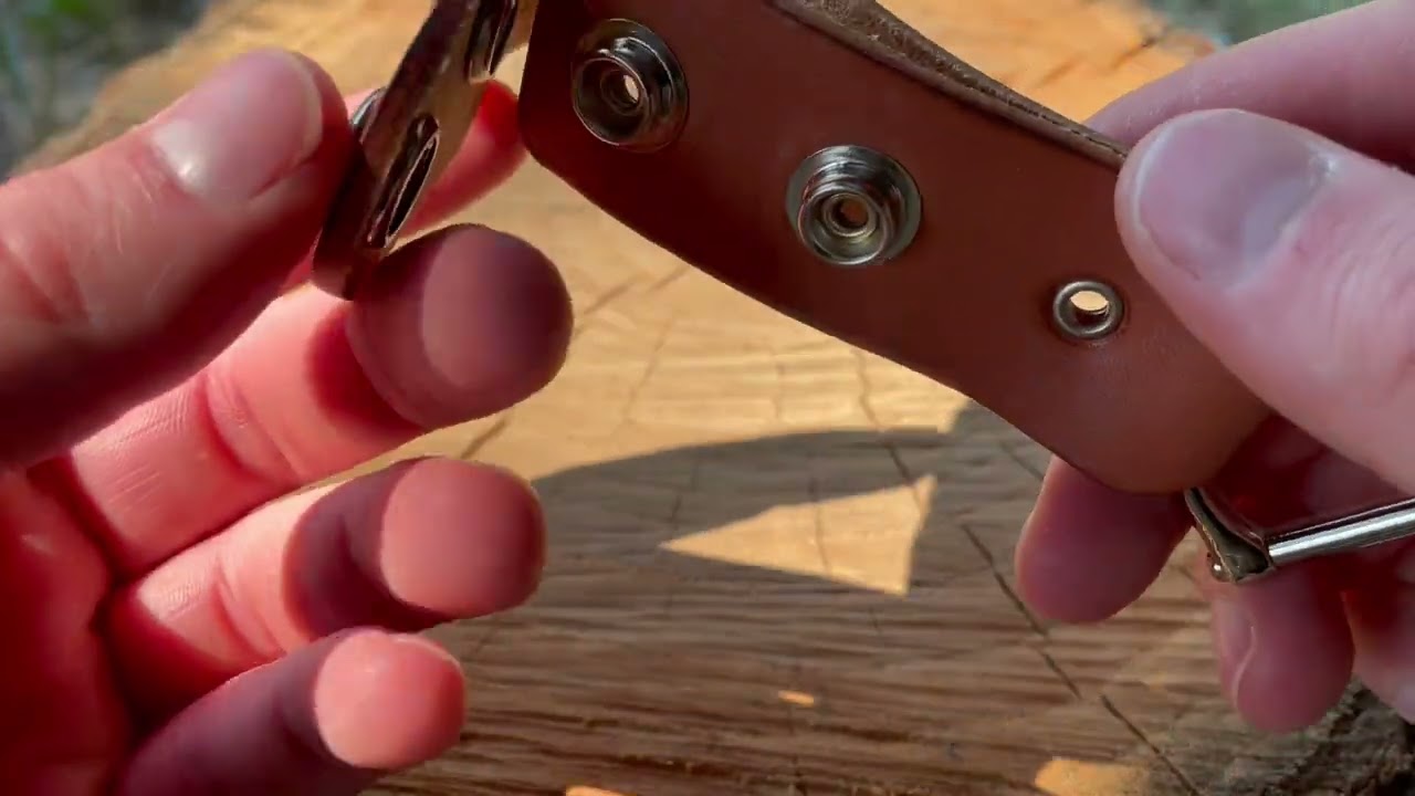 Bark River Leather Belt Dangler!! quick look by www.bushcraftcanada.com