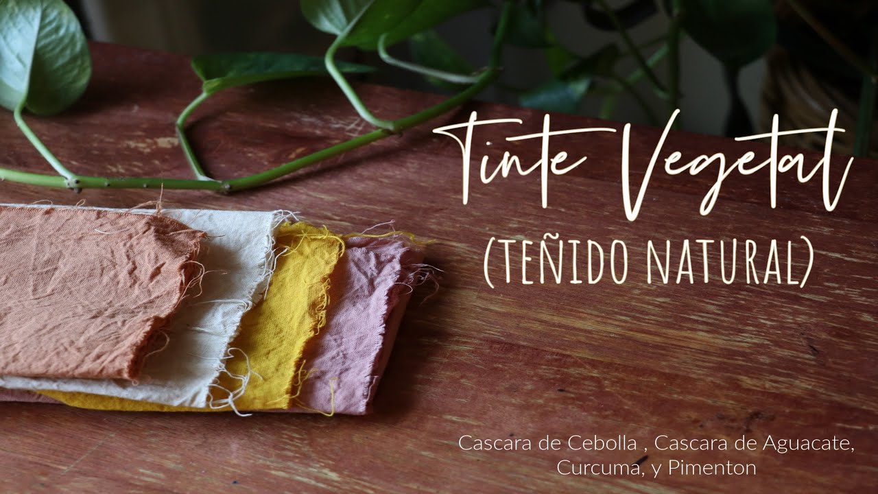 Teñido de Telas con Tinte Vegetal | Tintes Naturales | Plantas y Especias (Ecotintura)
