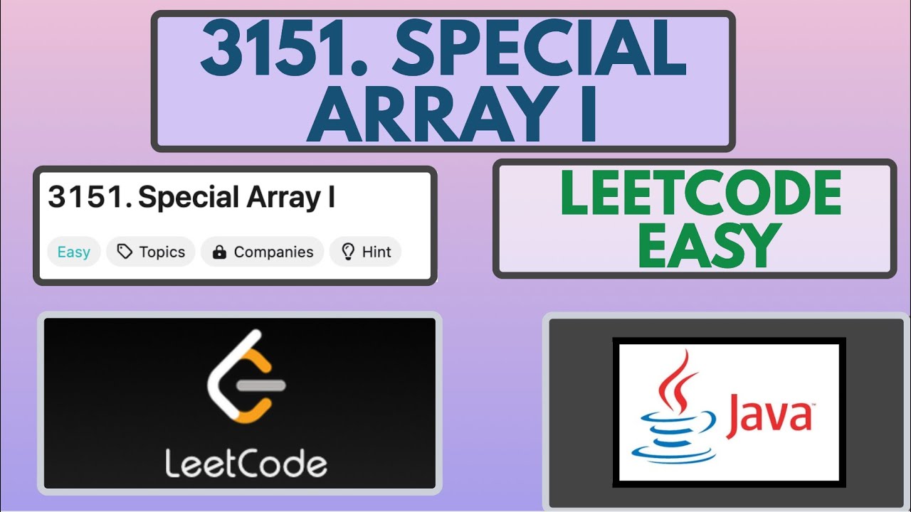 Leetcode | 3151. Special Array I | Easy | Java Solution