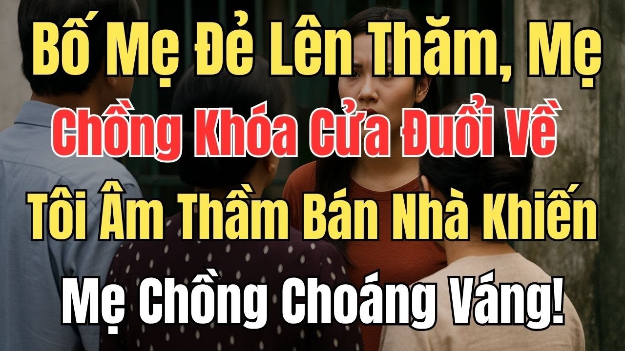 Bố Mẹ Đẻ Lên Thăm, Mẹ Chồng Khóa Cửa Đuổi Về. Tôi Âm Thầm Bán Nhà Khiến Mẹ Chồng Choáng Váng!