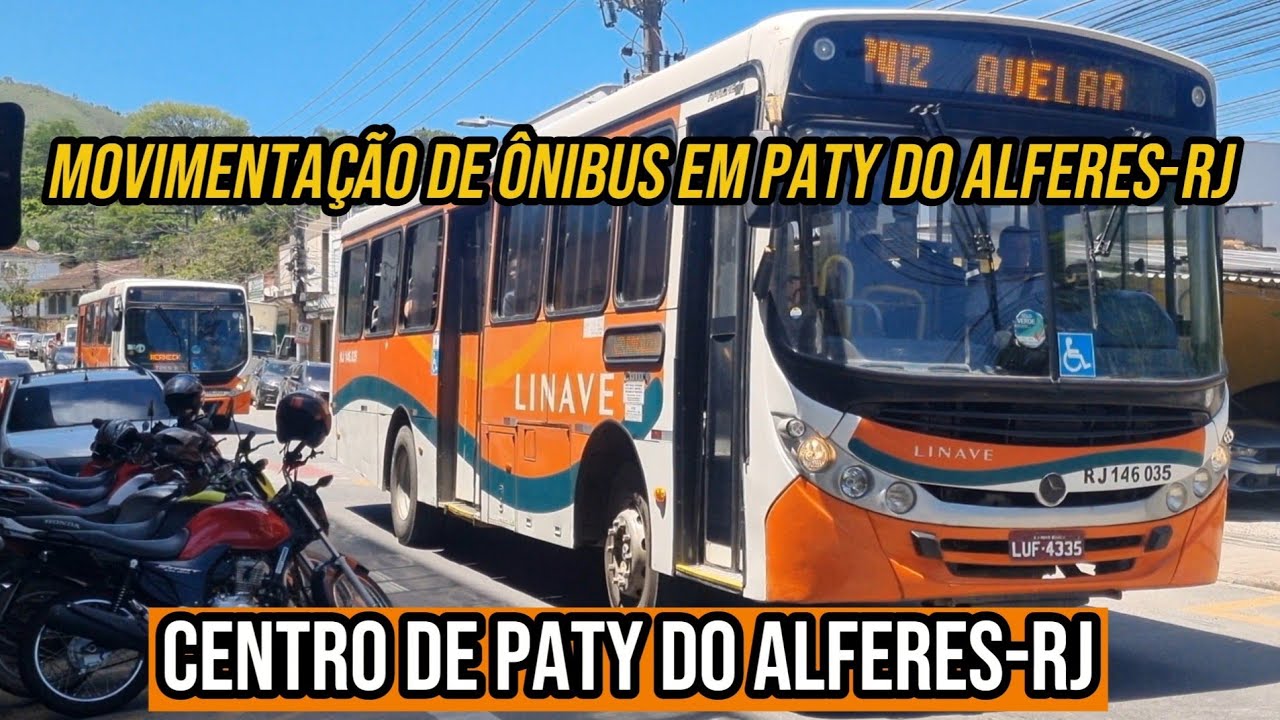 ✅️[ Centro de Paty do Alferes ] Movimentação de Ônibus em Paty do Alferes-RJ