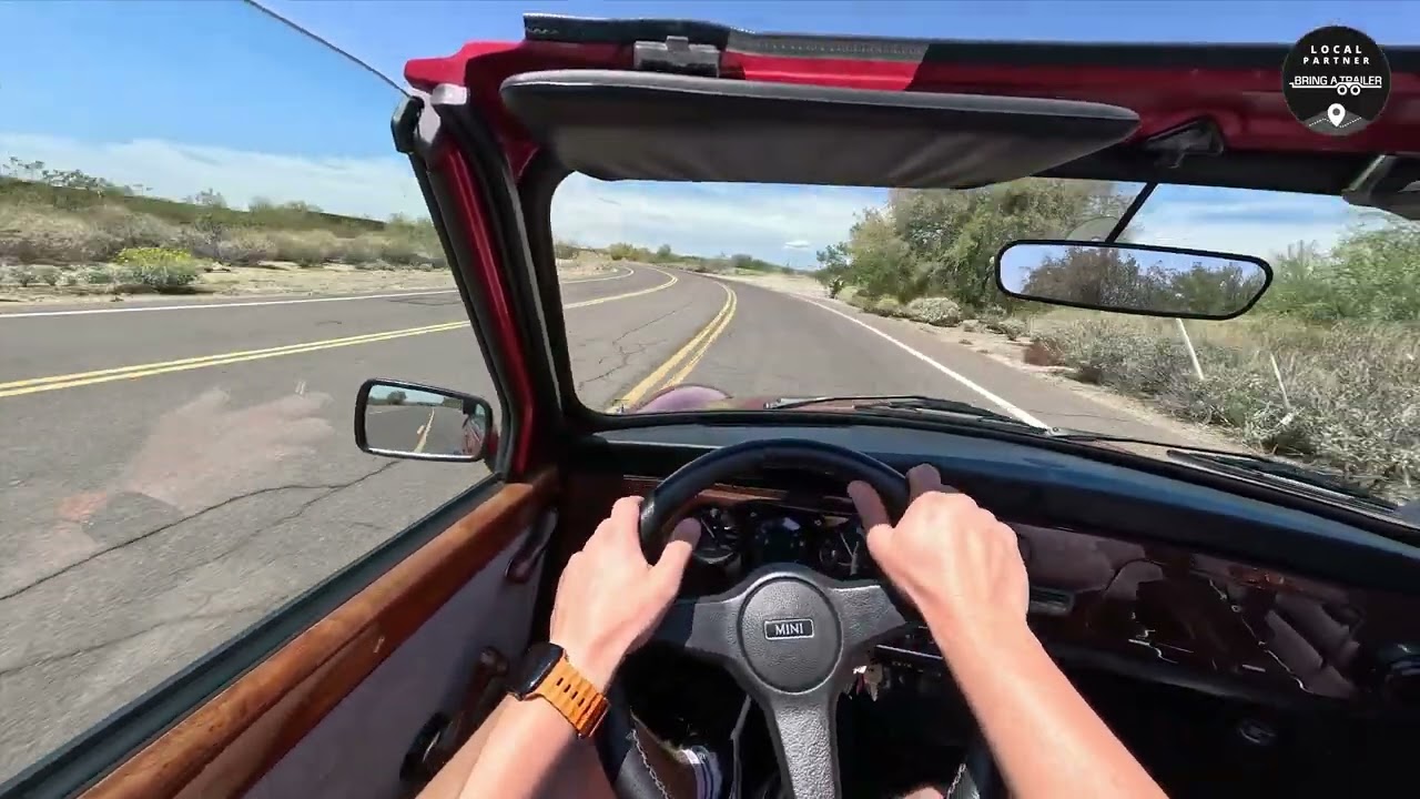 1995 Rover Mini 1.3i Cabriolet POV Test Drive