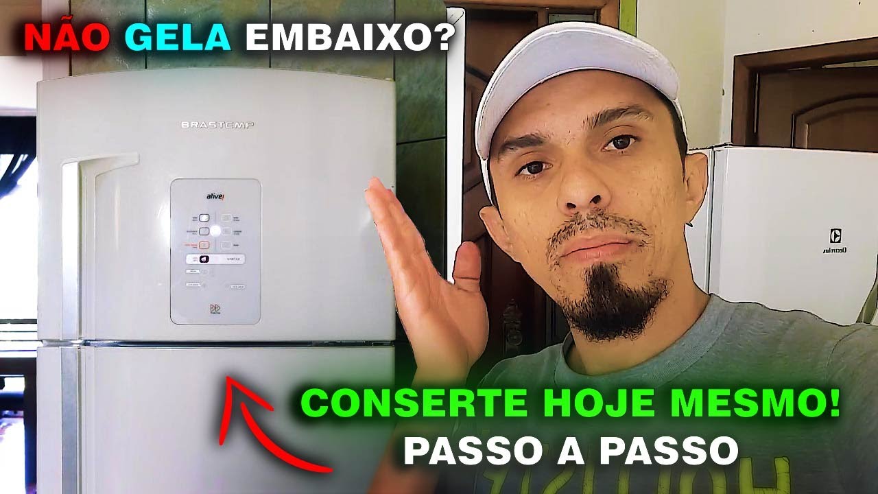 O segredo para consertar qualquer geladeira   brastemp frost free que não gela a parte de baixo