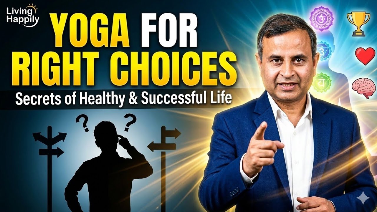 Yoga for Right Choices छोटे चुनाव, बड़ा परिवर्तन Yoga से Healthy & Successful Life का रहस्य