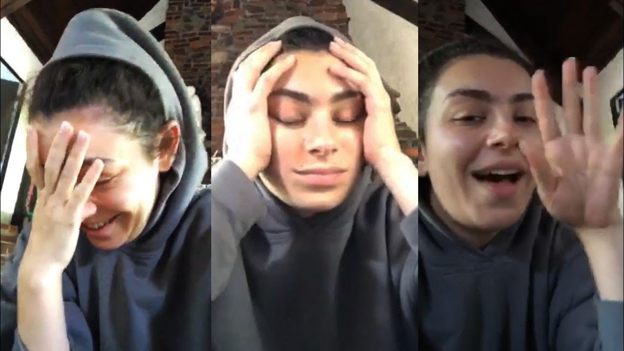 Charli XCX в Instagram Live - сочиняю Anthems (How I'm Feeling Now)