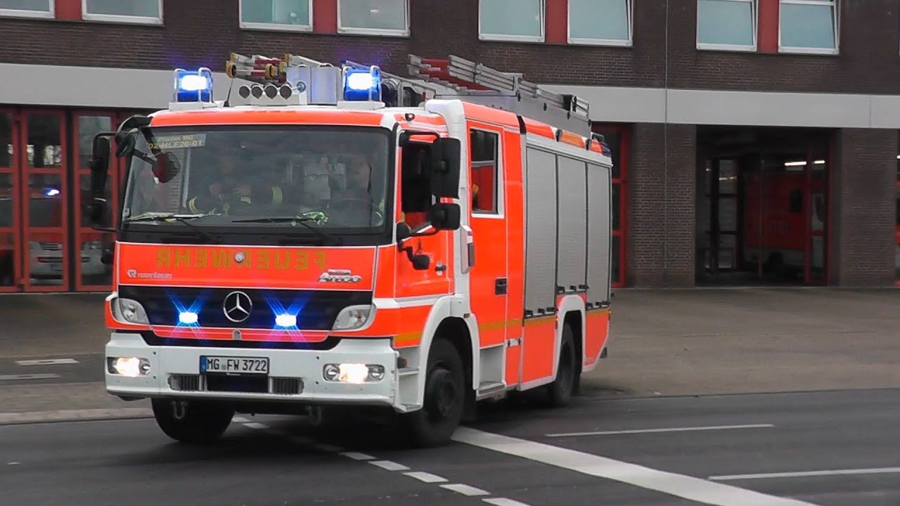 [BF MÖNCHENGLADBACH] ALARMIERUNGEN + EINSATZFAHRTEN BF + RETTUNGSDIENST FW2/3 (HD)