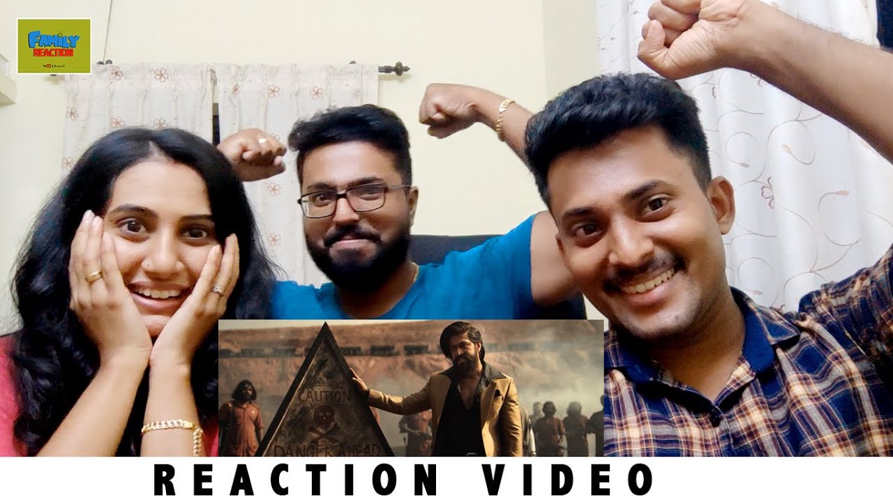 KGF Chapter 2 Trailer Reaction By Family Reaction | Tamil | Yash | Sanjay Dutt | Raveena Tandon