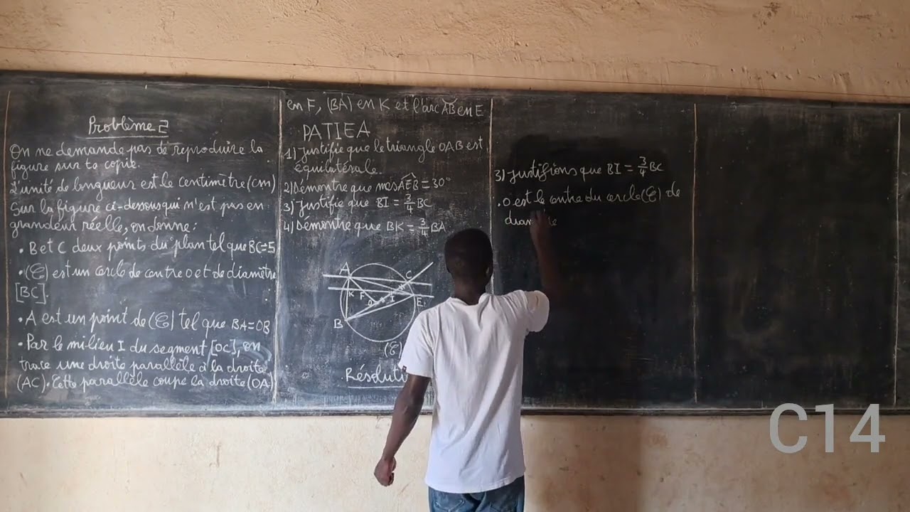 Exercice angles inscrits et angles au centre mathématiques 3eme &V26