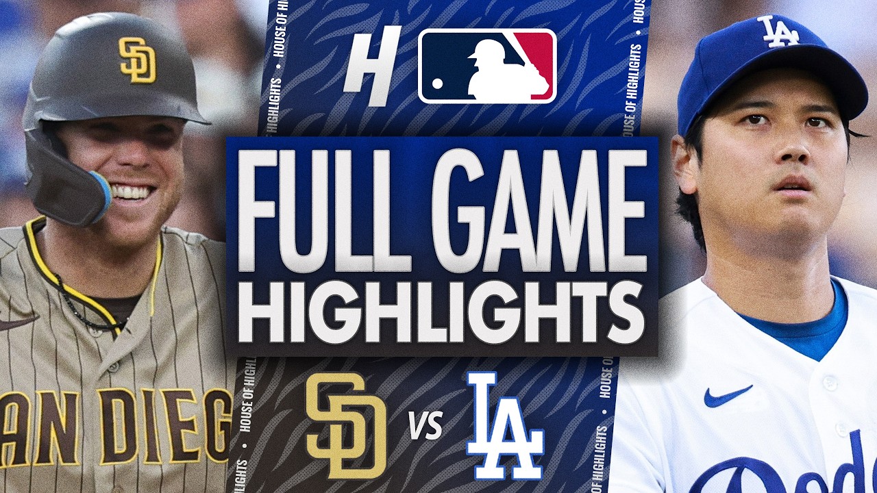 San Diego Padres против Los Angeles Dodgers &mdash; ЛУЧШИЕ МОМЕНТЫ МАТЧА 🔥 3 июля 2026 г., сезон MLB